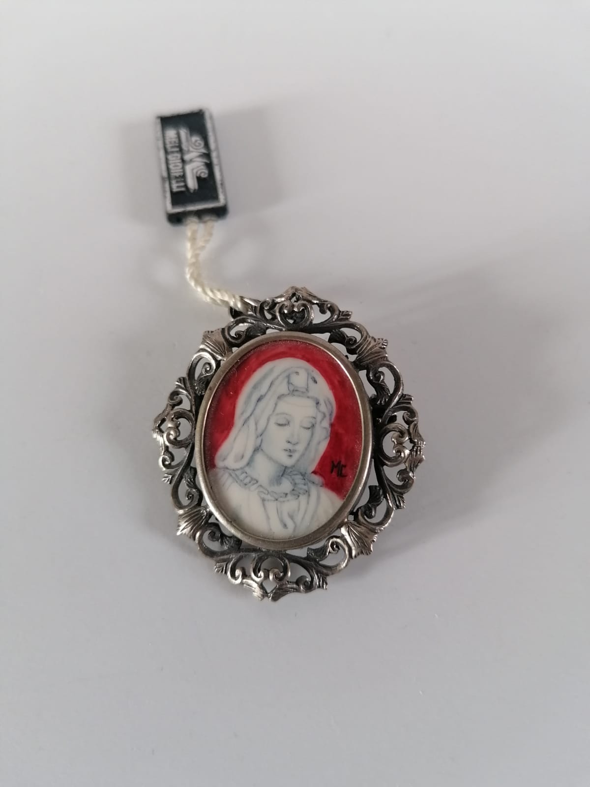 Chantecler / Logo / Ciondolo Con Cavalluccio Marino Mini / Argento