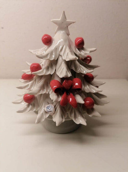 Albero di Natale in porcellana dipinta a mano Capodimonte