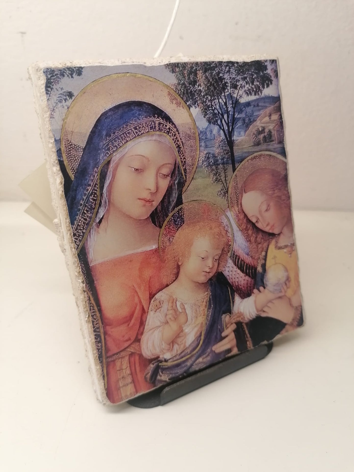 Riproduzione su affresco in pictografia Pinturicchio Madonna della pace