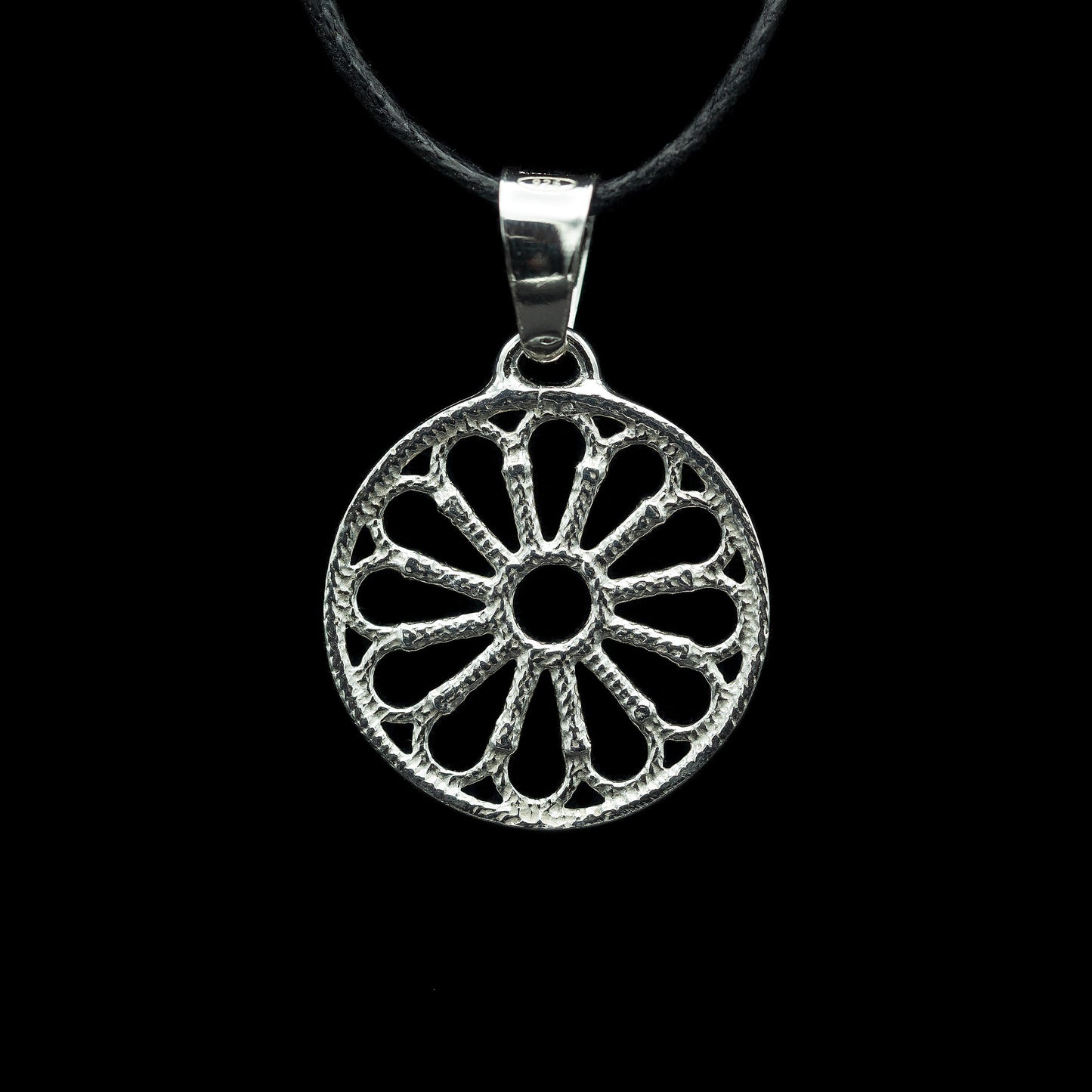 Basilica s. rose window pendant Francesco 925 silver