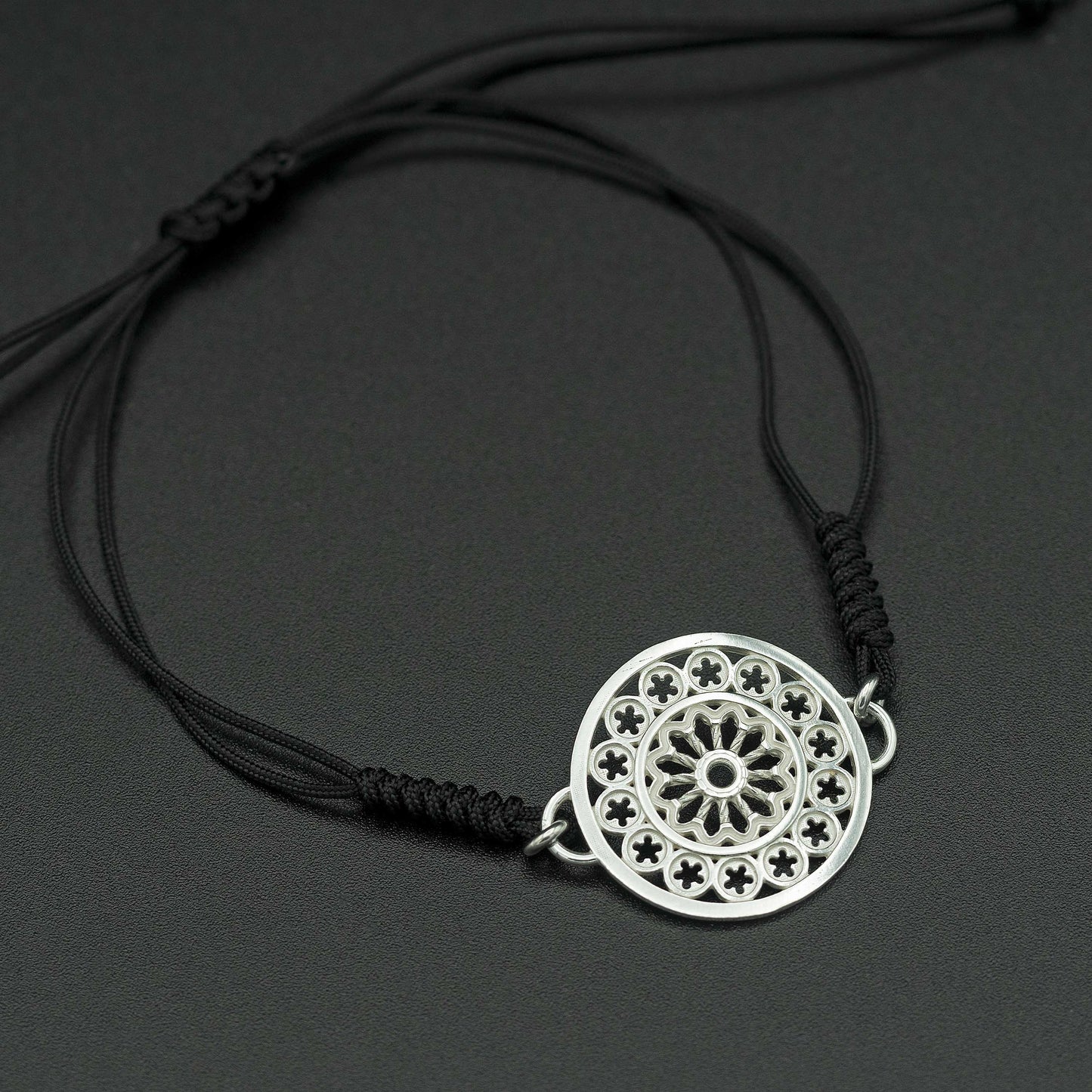 925 silver bracelet with San Rufino rose window