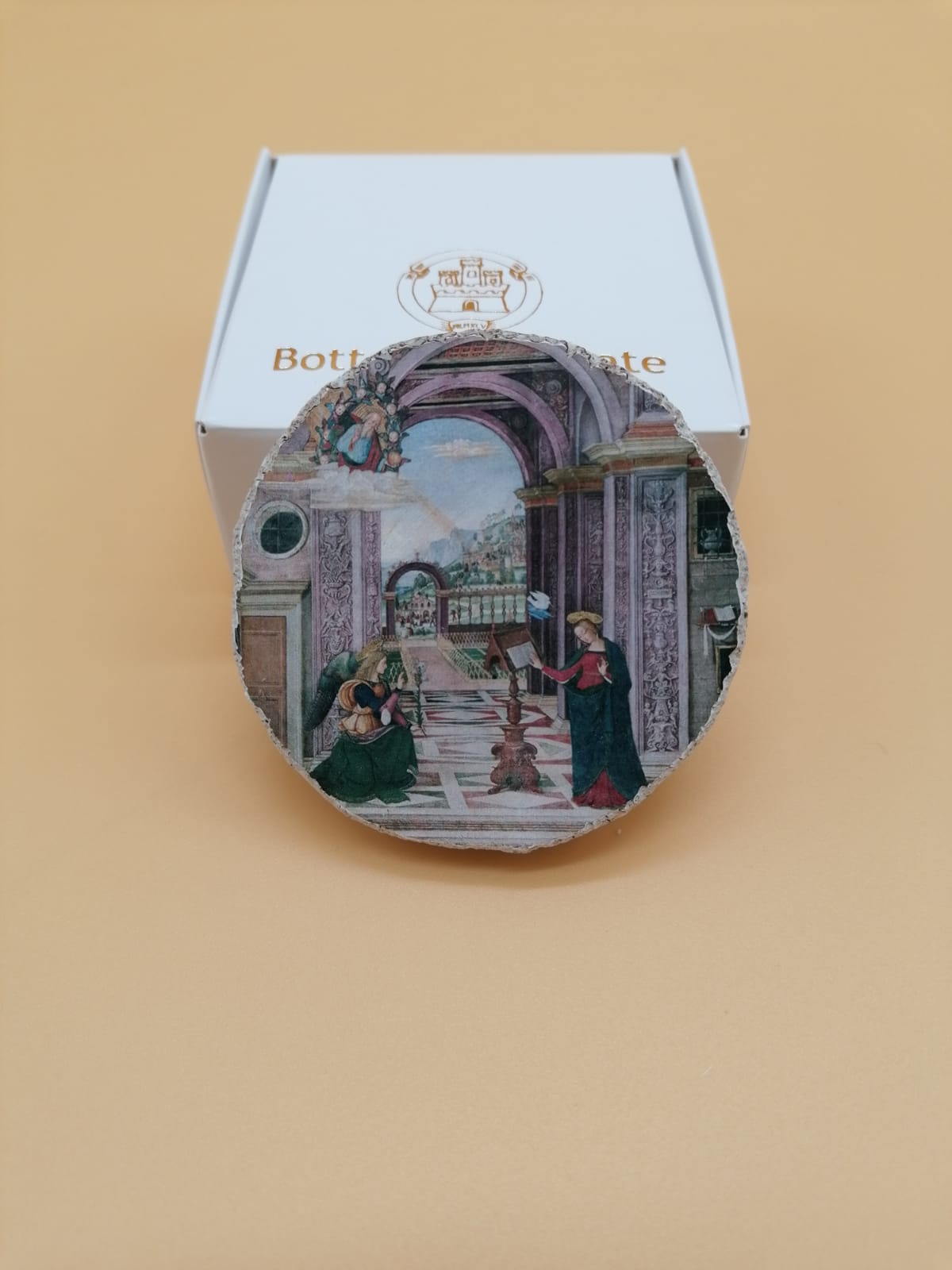 Tondino in Affresco in pictografia diam cm 7