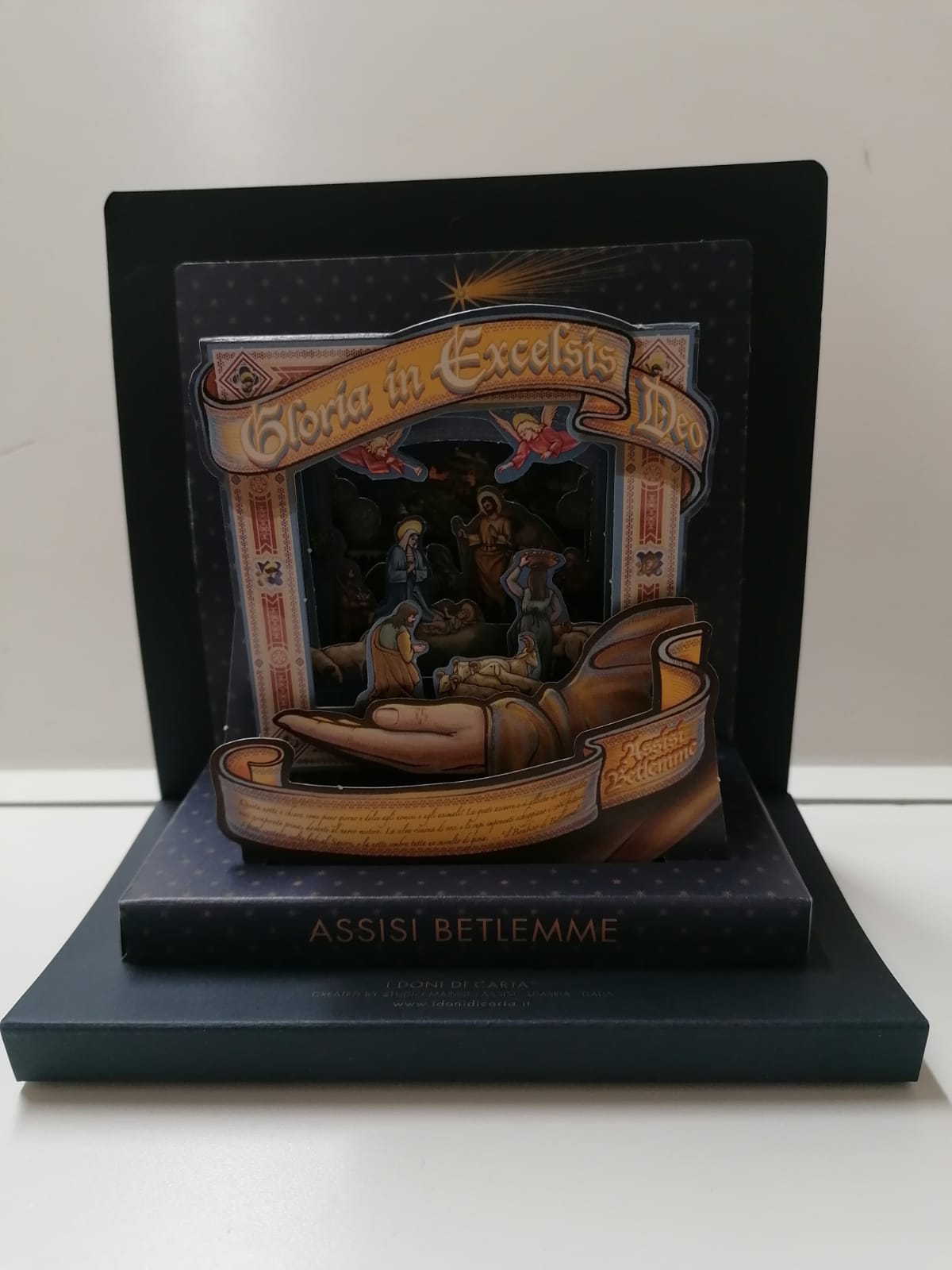Doni di Carta Biglietto pop-up Assisi Betlemme