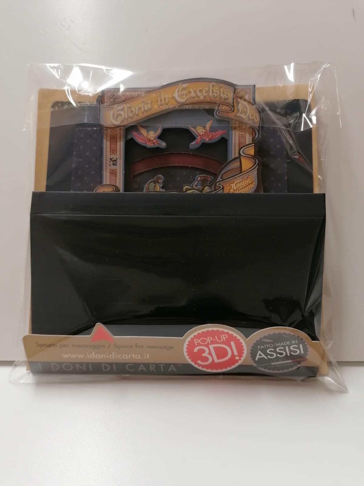 Doni di Carta Biglietto pop-up Assisi Betlemme
