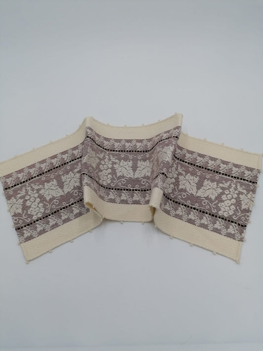 Centerpiece in handmade cotton art fabric