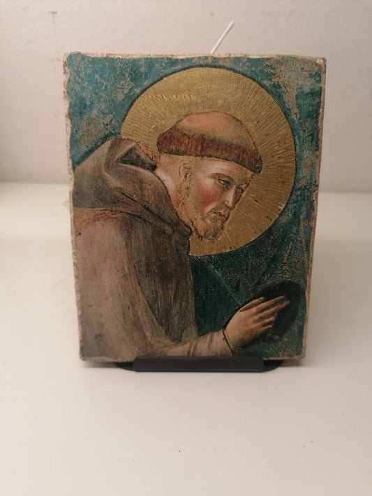 Riproduzione Affresco in pictografia San Francesco Giotto