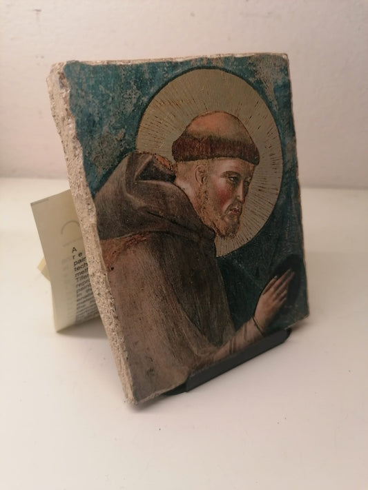 Riproduzione Affresco in pictografia San Francesco Giotto