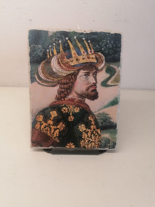 Reproduction of fresco in Giotto Nativity pictography