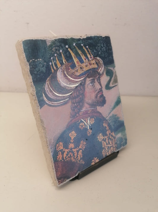 Reproduction of fresco in Giotto Nativity pictography