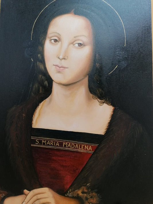 Dipinto su legno Maria Maddalena Perugino Icona