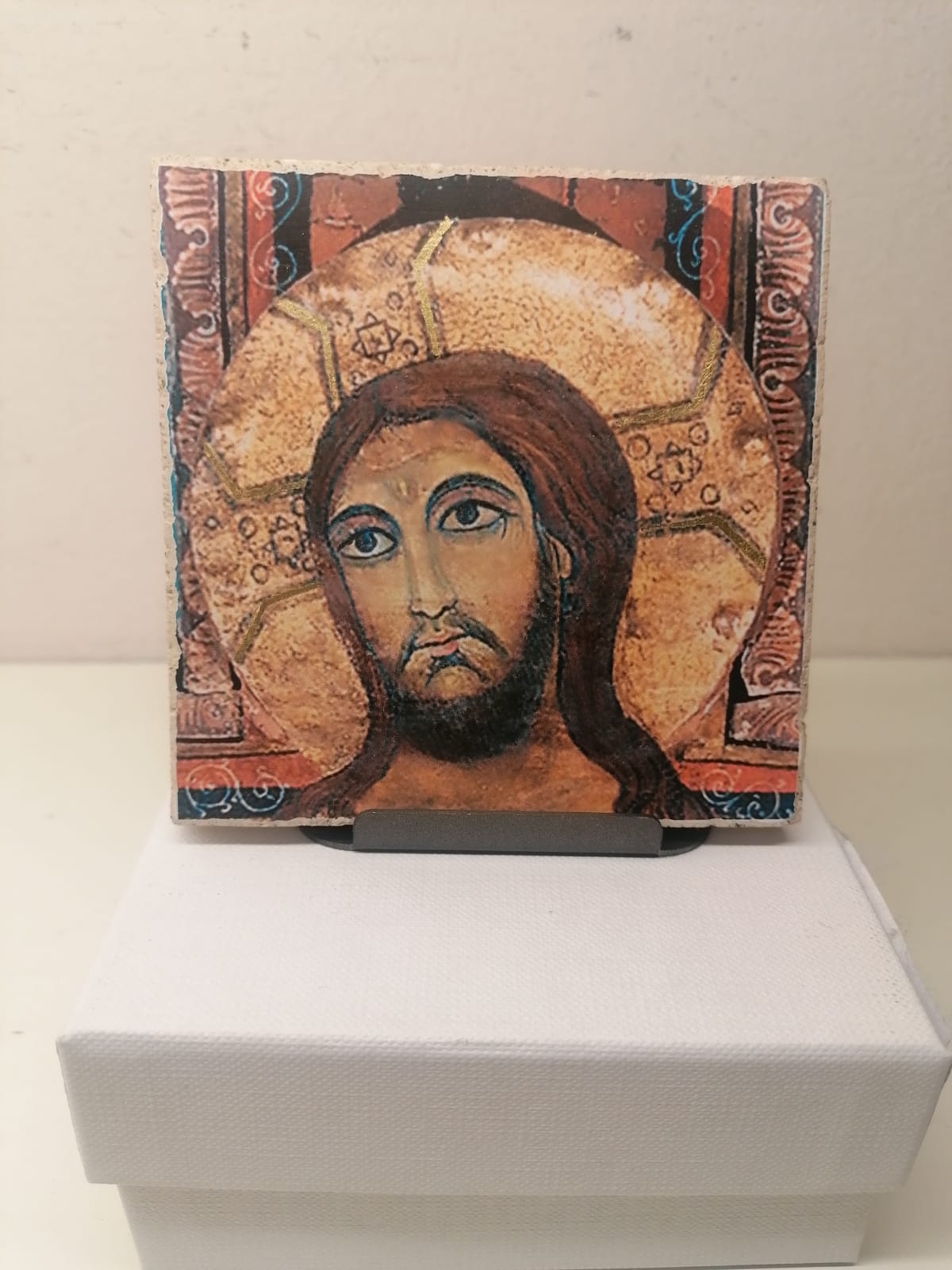 Reproduction of fresco in Giotto Nativity pictography