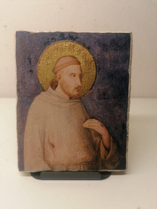 Reproduction of fresco in Giotto Nativity pictography