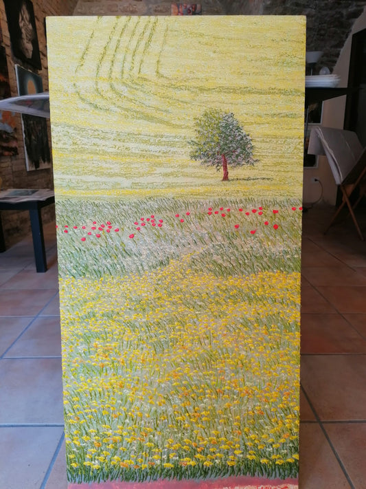 Quadro "la collina" di Gene Pompa