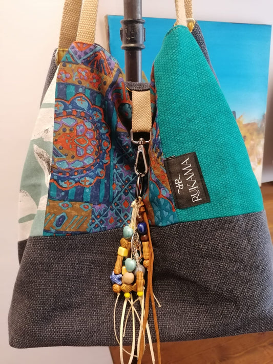 Rukama Design zip artisan bag