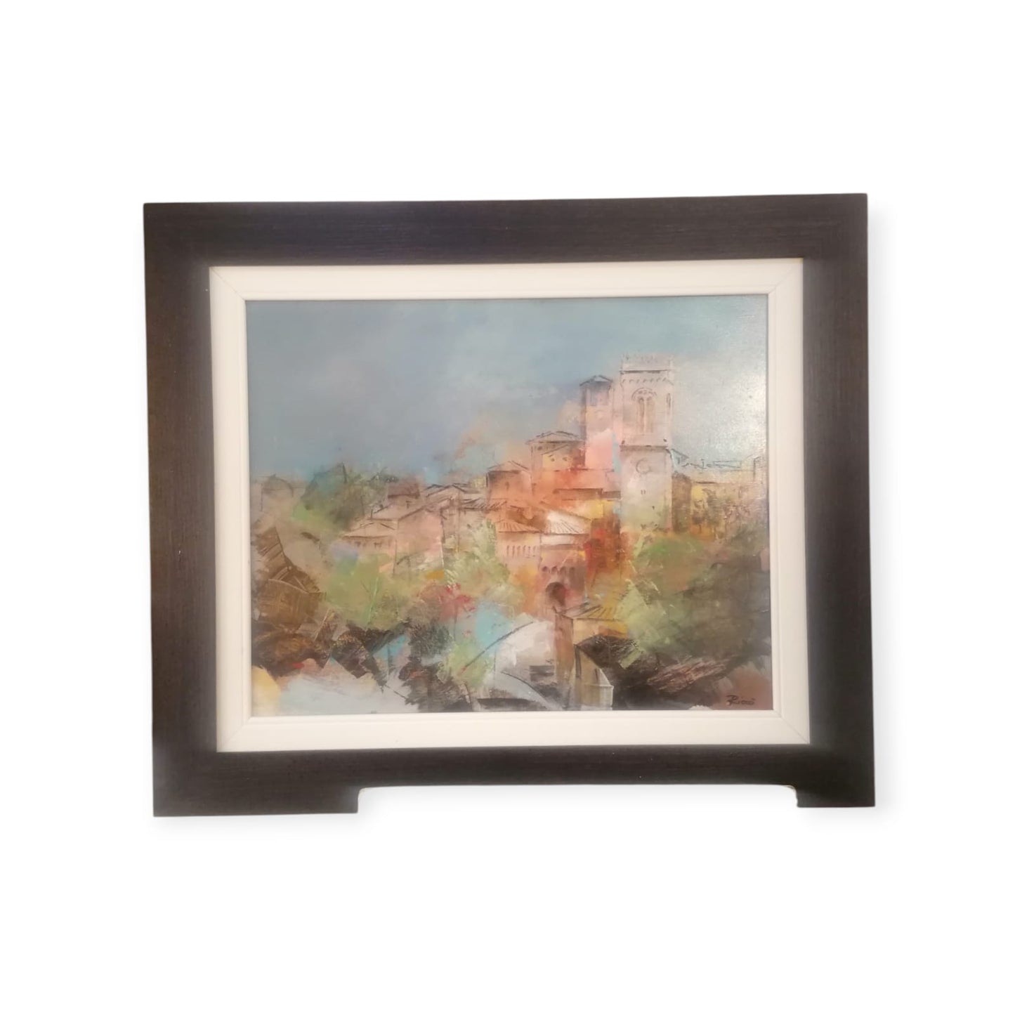 Quadro veduta del borgo di Corciano