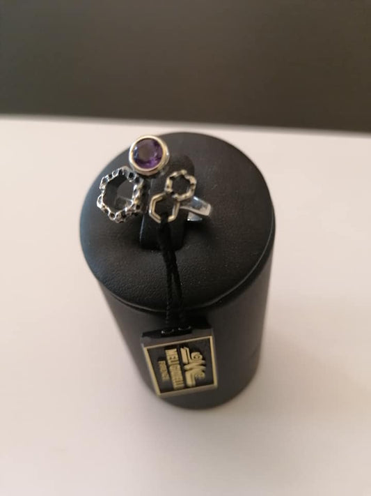 Sweet Arnia ring in silver and stones