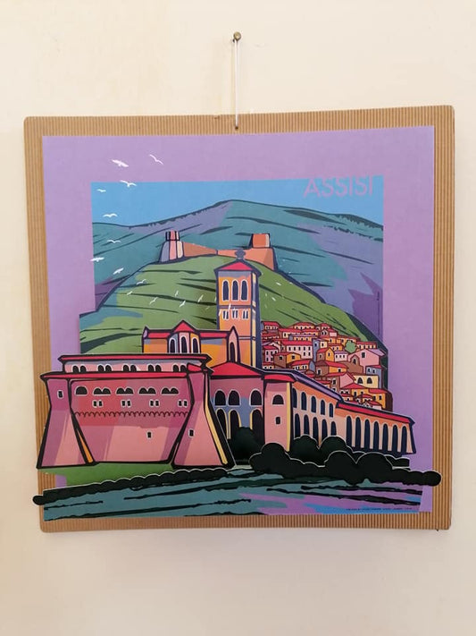 Doni di Carta quadro pop-up Assisi