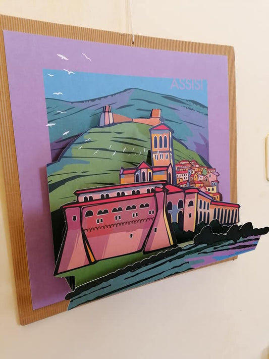 Doni di Carta quadro pop-up Assisi