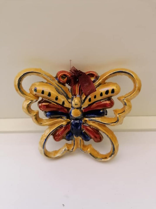 Luster ceramic butterfly