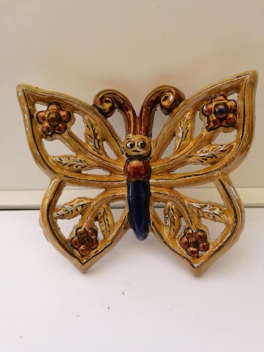 Luster ceramic butterfly