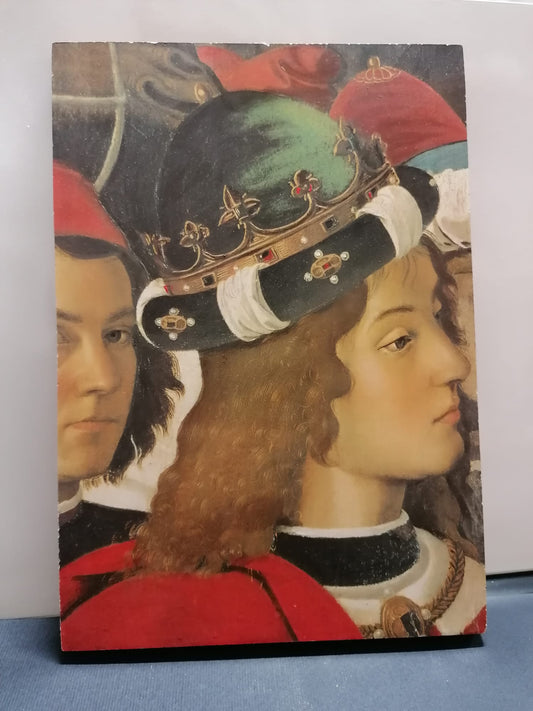 Reproduction on wood in Perugino pictography 20x28 cm